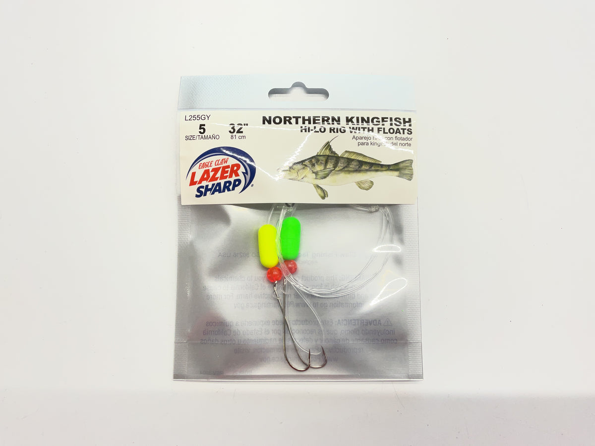 Eagle Claw Lazer Point Kingfish Double Drop Rig