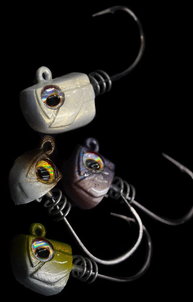 NLBN Jig Heads for 3" Paddle Tail