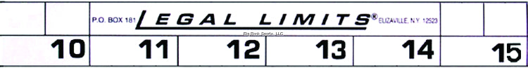 Measure Peel and Stick- Legal Limits 24"