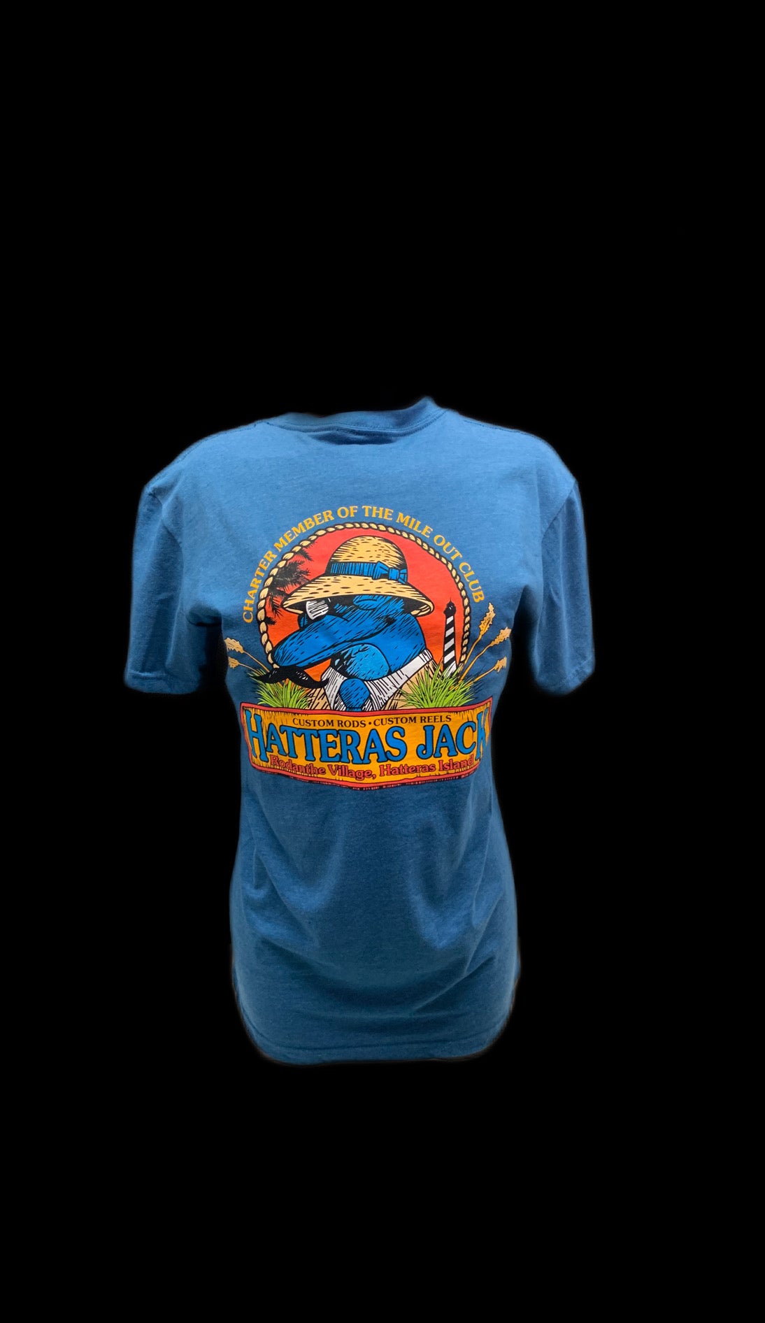 Hatteras Jack T- Shirts Dolphin Logo Unisex